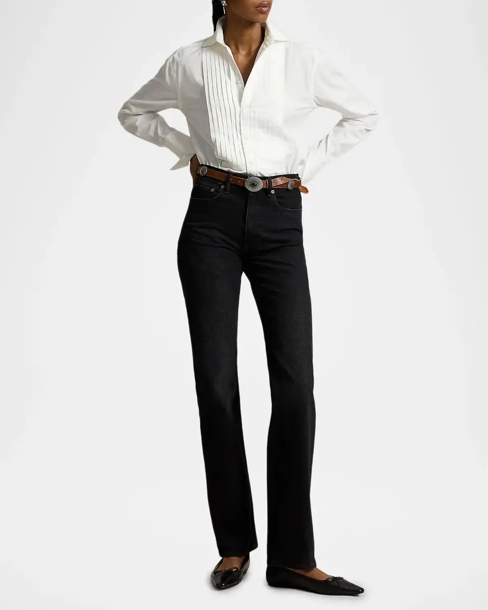 Ralph Lauren High-Rise Relaxed Straight-Leg Jeans | Thumbnail 2 Ralph Lauren High-Rise Relaxed Straight-Leg Jeans | Thumbnail 2