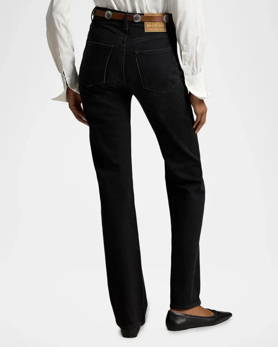 Ralph Lauren High-Rise Relaxed Straight-Leg Jeans | Thumbnail 3 Ralph Lauren High-Rise Relaxed Straight-Leg Jeans | Thumbnail 3