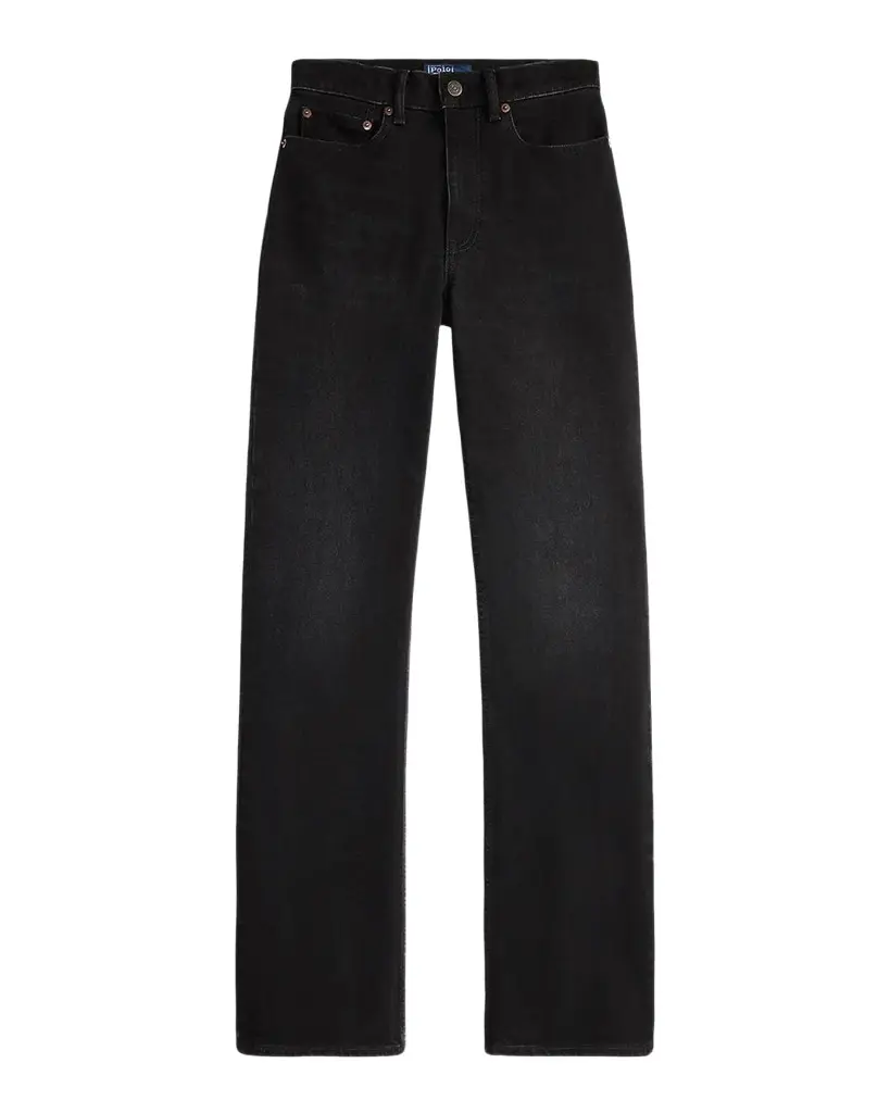 Ralph Lauren High-Rise Relaxed Straight-Leg Jeans