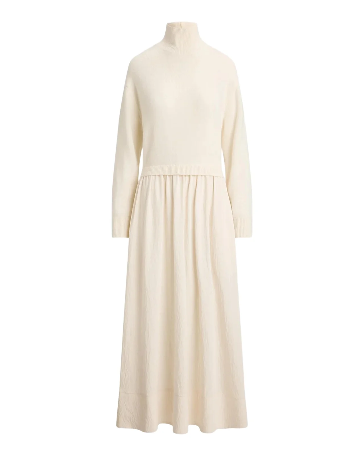 Wool & Crepe Maxi Dress Wool & Crepe Maxi Dress