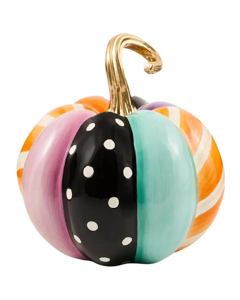 Medium Whimsy Patchwork Pumpkin Medium Whimsy Patchwork Pumpkin
