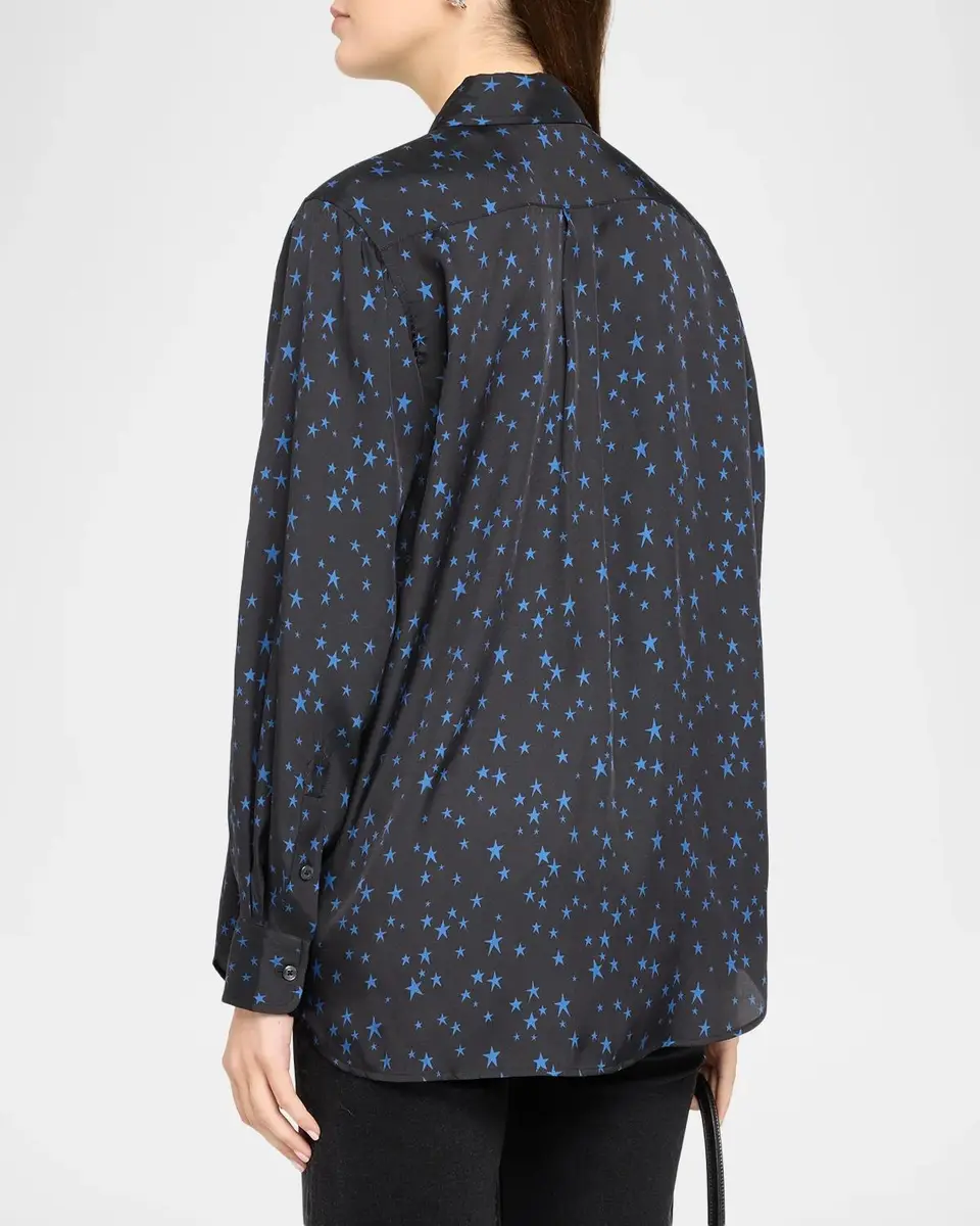 Mother The Bestie Silk-Blend Shirt | Thumbnail 3 Mother The Bestie Silk-Blend Shirt | Thumbnail 3