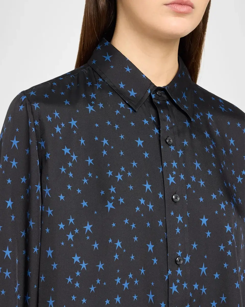 Mother The Bestie Silk-Blend Shirt | Thumbnail 5 Mother The Bestie Silk-Blend Shirt | Thumbnail 5