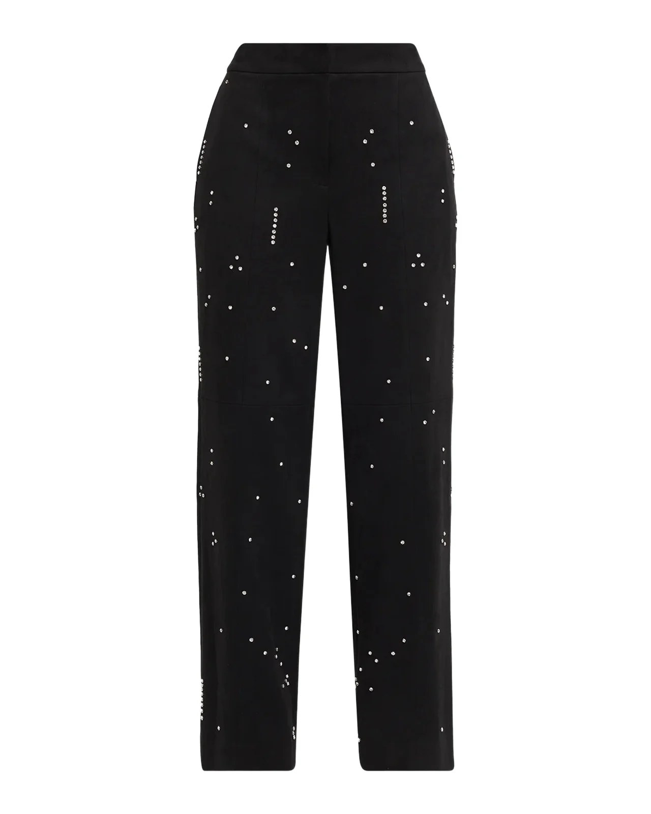 Elie Tahari The Amara Rhinestone Straight-Leg Pants