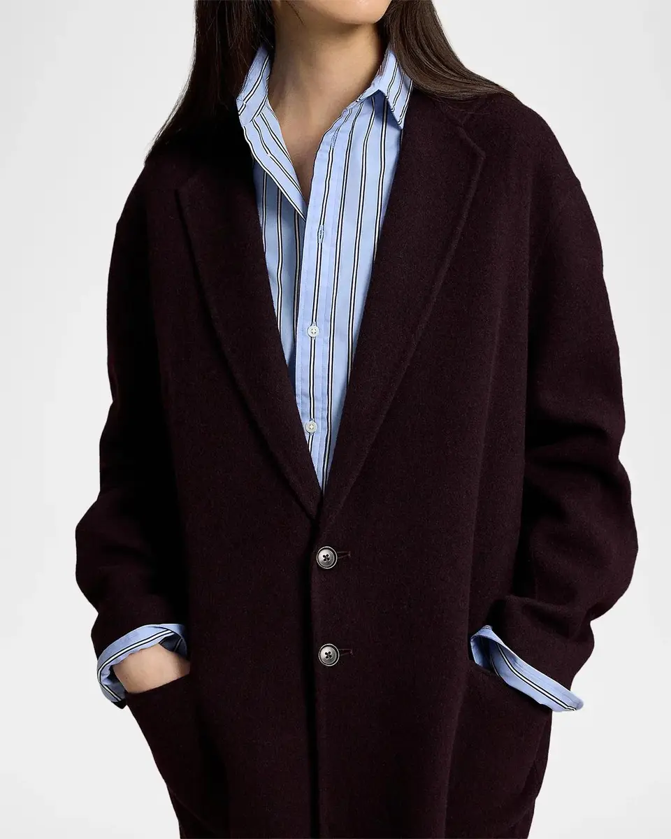 Polo Ralph Lauren Double-Faced Long Wool Coat | Thumbnail 4 Polo Ralph Lauren Double-Faced Long Wool Coat | Thumbnail 4
