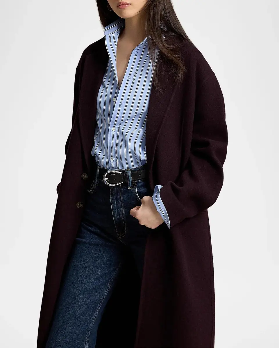 Polo Ralph Lauren Double-Faced Long Wool Coat | Thumbnail 6 Polo Ralph Lauren Double-Faced Long Wool Coat | Thumbnail 6