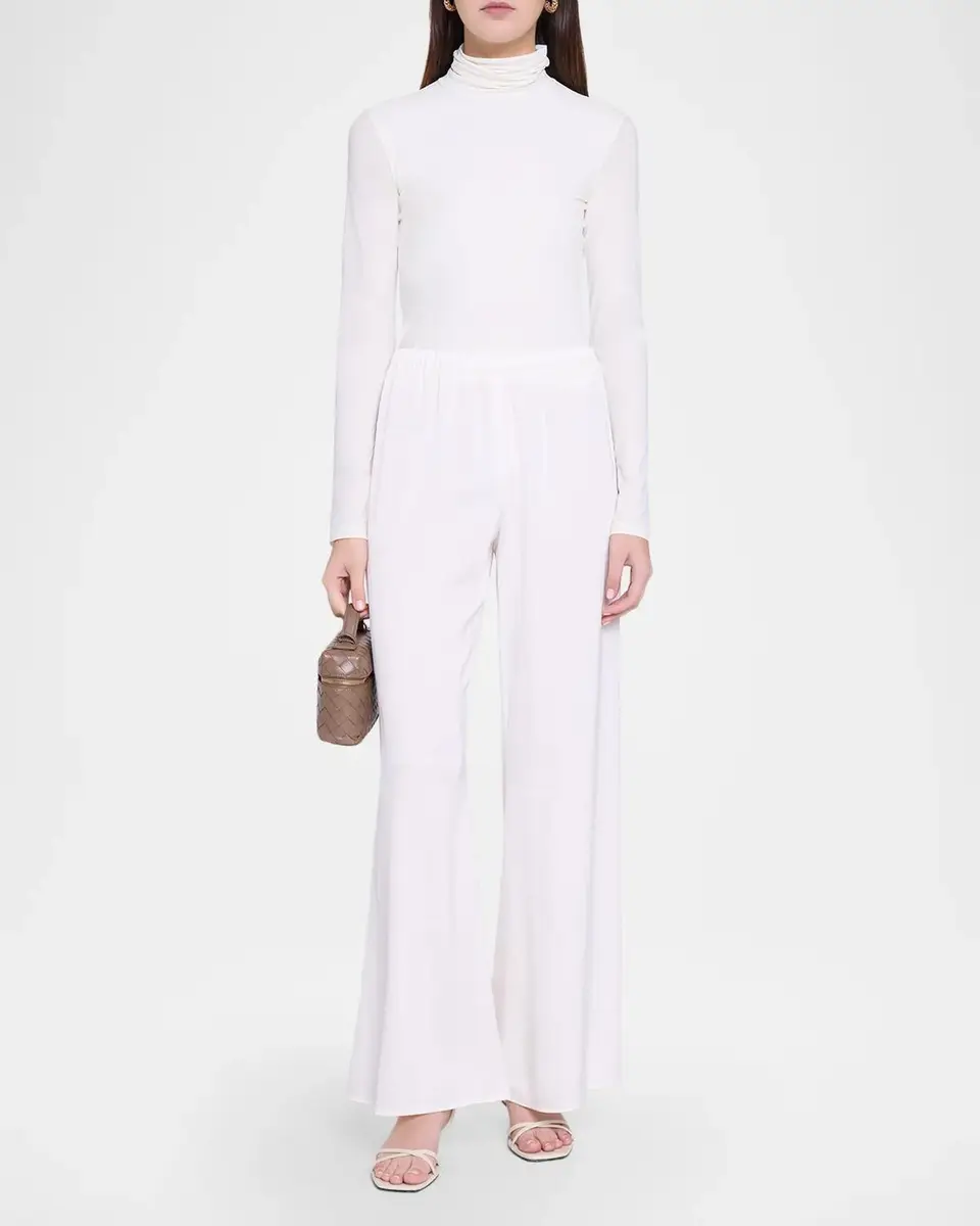 Simkhai Roni Satin Wide-Leg Pants | Thumbnail 2 Simkhai Roni Satin Wide-Leg Pants | Thumbnail 2