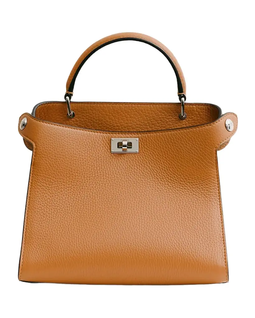 Michino Paris Lutece Mini Taurillon Leather Top-Handle Bag