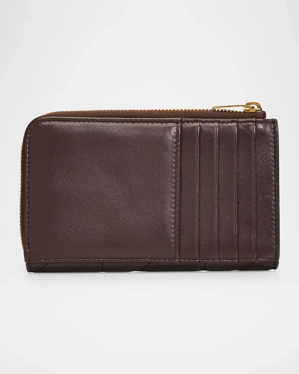 Saint Laurent Jamie Quilted Leather Card Case | Thumbnail 3 Saint Laurent Jamie Quilted Leather Card Case | Thumbnail 3