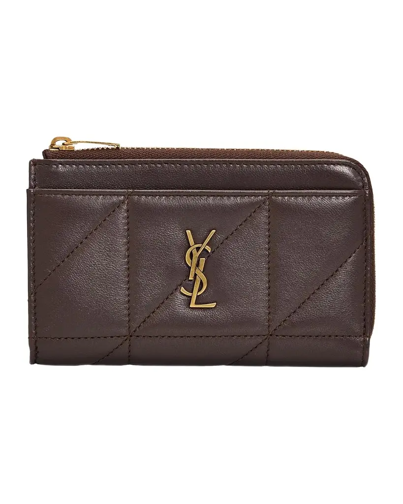 Jamie Quilted Leather Card Case Jamie Quilted Leather Card Case