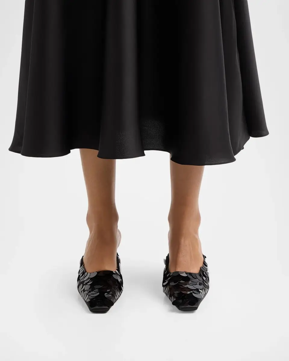 rag & bone Kai 55MM Paillette-Embellished Satin Mules | Thumbnail 2 rag & bone Kai 55MM Paillette-Embellished Satin Mules | Thumbnail 2