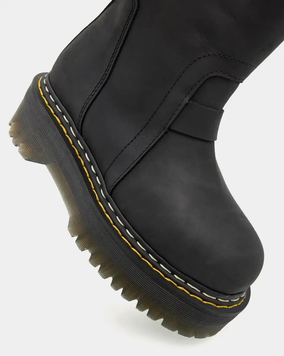 Dr. Martens x Rick Owens x Dr. Martens Quad Sole Pull-On Leather Boots | Thumbnail 3 Dr. Martens x Rick Owens x Dr. Martens Quad Sole Pull-On Leather Boots | Thumbnail 3