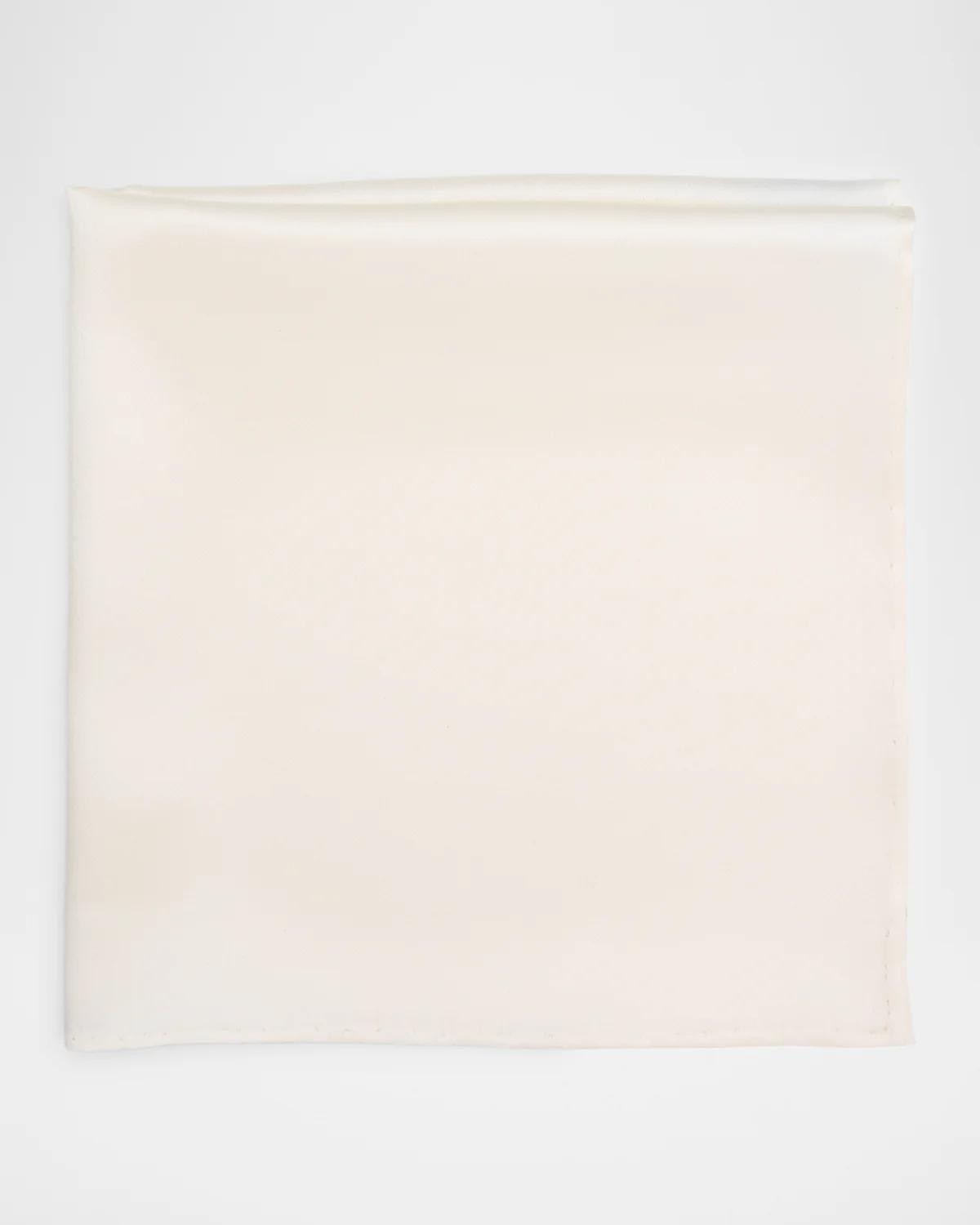 Stefano Ricci Men's Solid Silk Pocket Square