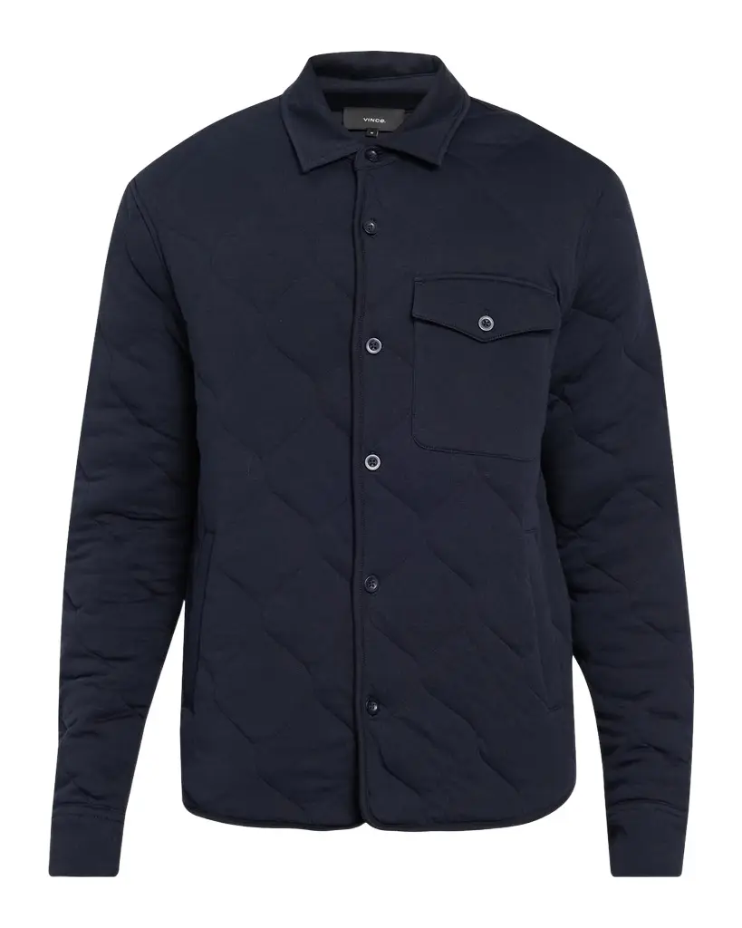 Vince Men's Cotton Quilted Shirt Jacket