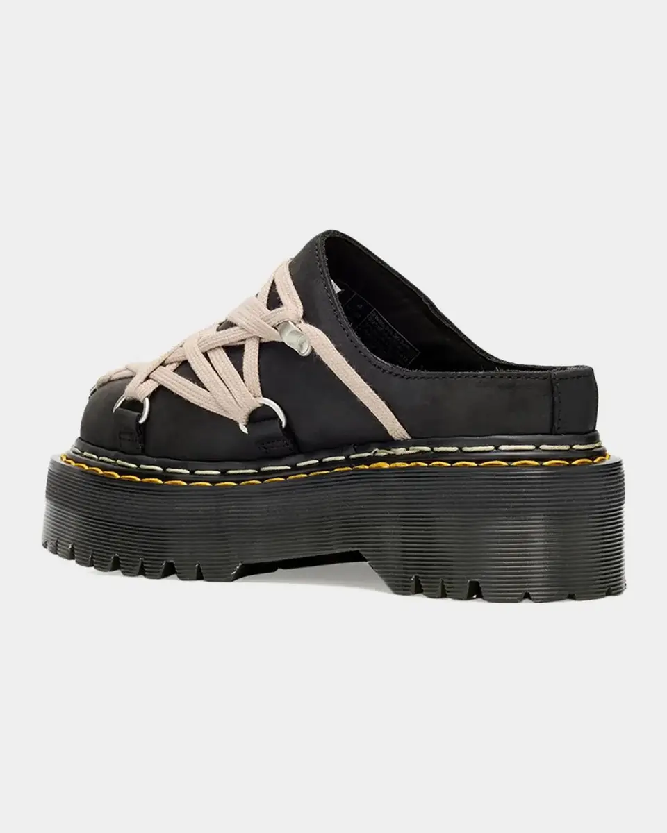 Dr. Martens x Rick Owens x Dr. Martens Quad Sole Megalace Leather Mules | Thumbnail 2 Dr. Martens x Rick Owens x Dr. Martens Quad Sole Megalace Leather Mules | Thumbnail 2