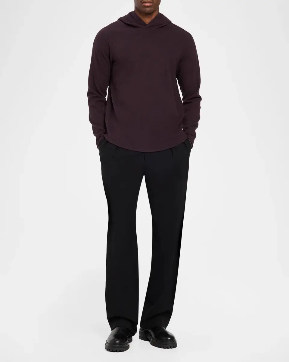 Vince Men's Broken Twill Pullover Hoodie | Thumbnail 2