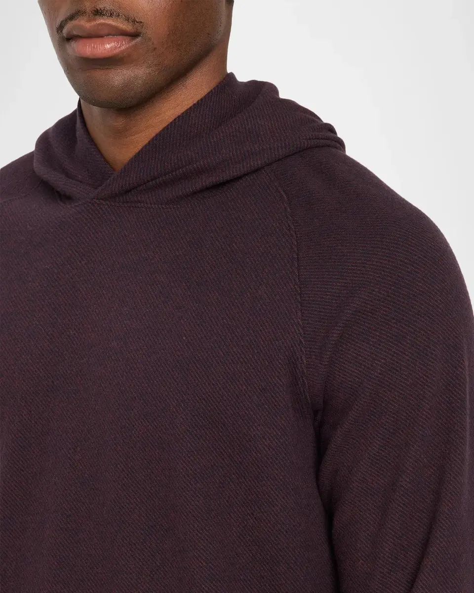 Vince Men's Broken Twill Pullover Hoodie | Thumbnail 5