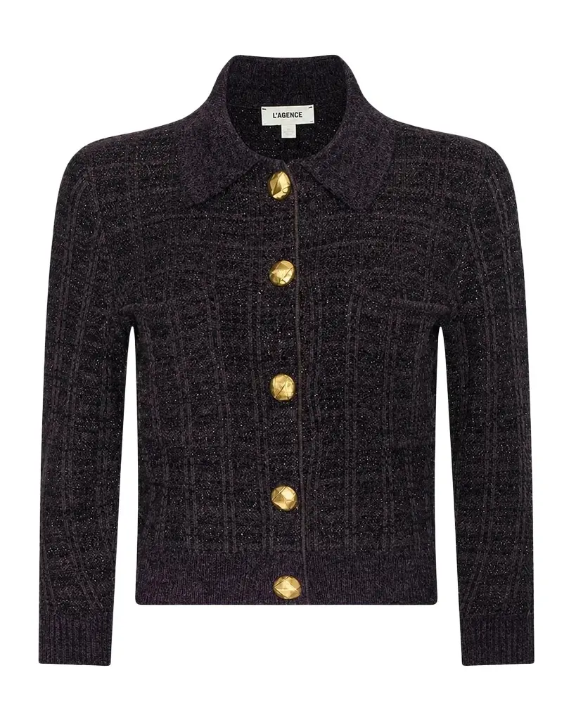 L'Agence Morrigan Tweed Stitch Cardigan