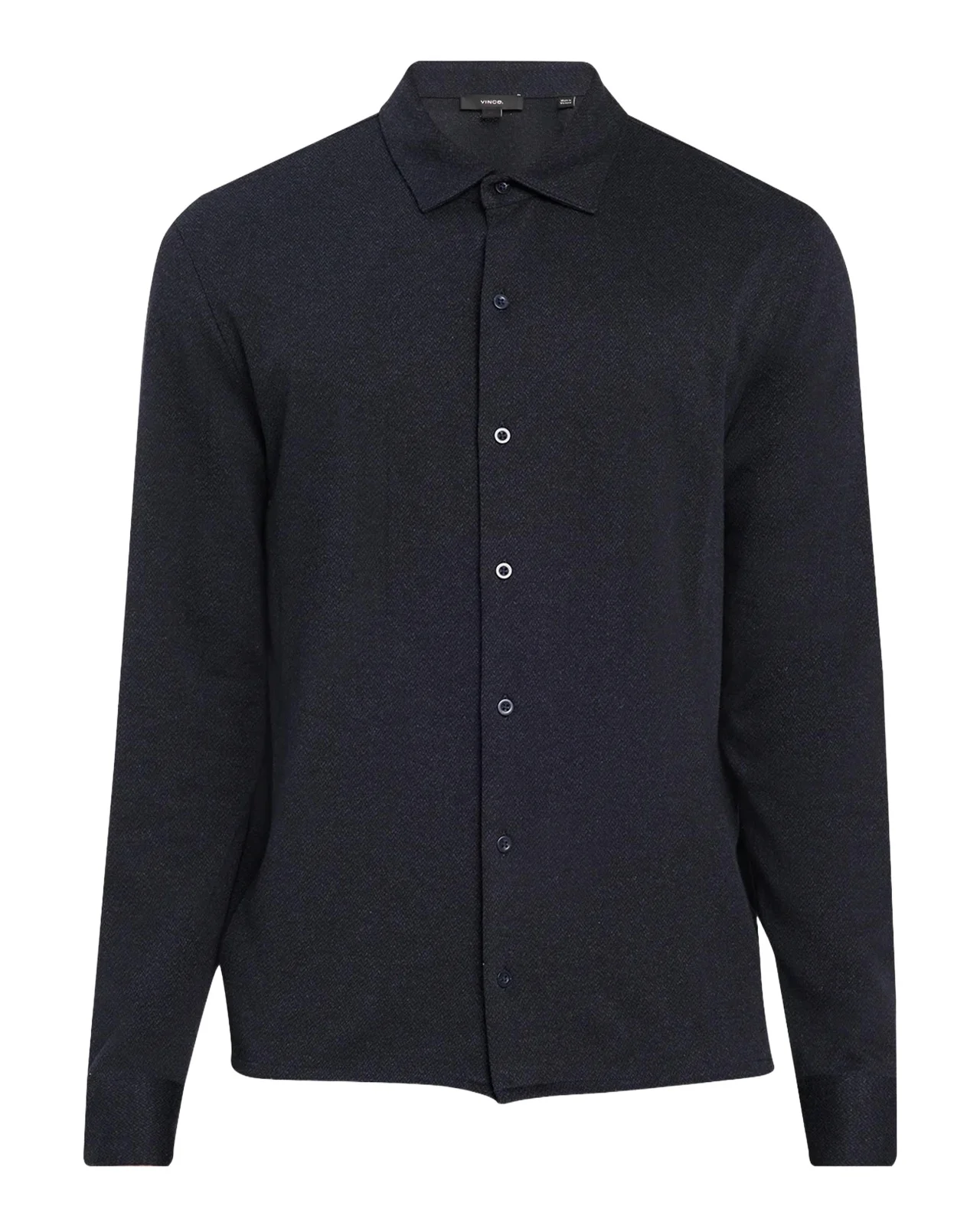 Vince Men's Micro-Herringbone Button-Down Shirt