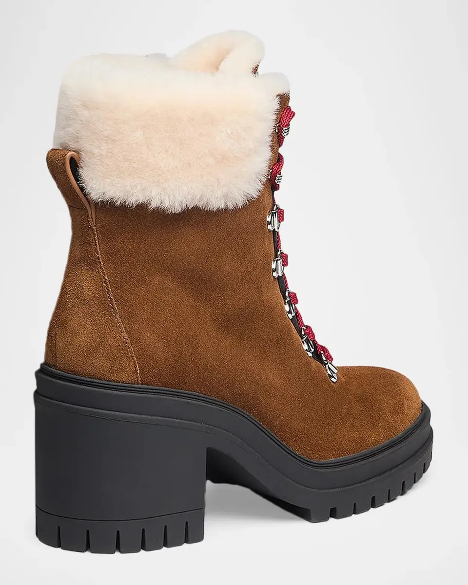 rag & bone Bedford 90MM Faux Fur-Trimmed Suede Boots | Thumbnail 2 rag & bone Bedford 90MM Faux Fur-Trimmed Suede Boots | Thumbnail 2