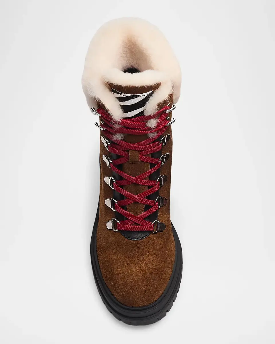 rag & bone Bedford 90MM Faux Fur-Trimmed Suede Boots | Thumbnail 3 rag & bone Bedford 90MM Faux Fur-Trimmed Suede Boots | Thumbnail 3
