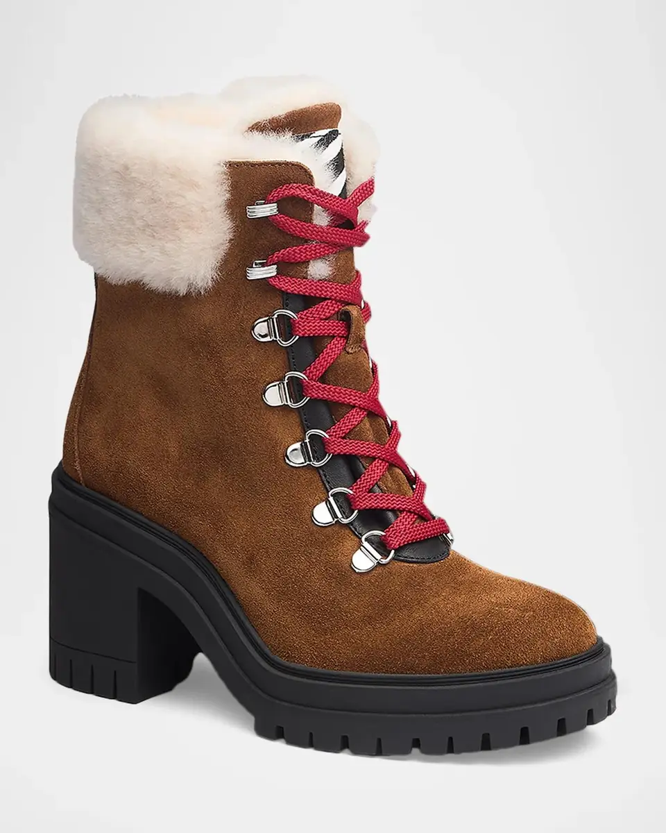 rag & bone Bedford 90MM Faux Fur-Trimmed Suede Boots | Thumbnail 4 rag & bone Bedford 90MM Faux Fur-Trimmed Suede Boots | Thumbnail 4