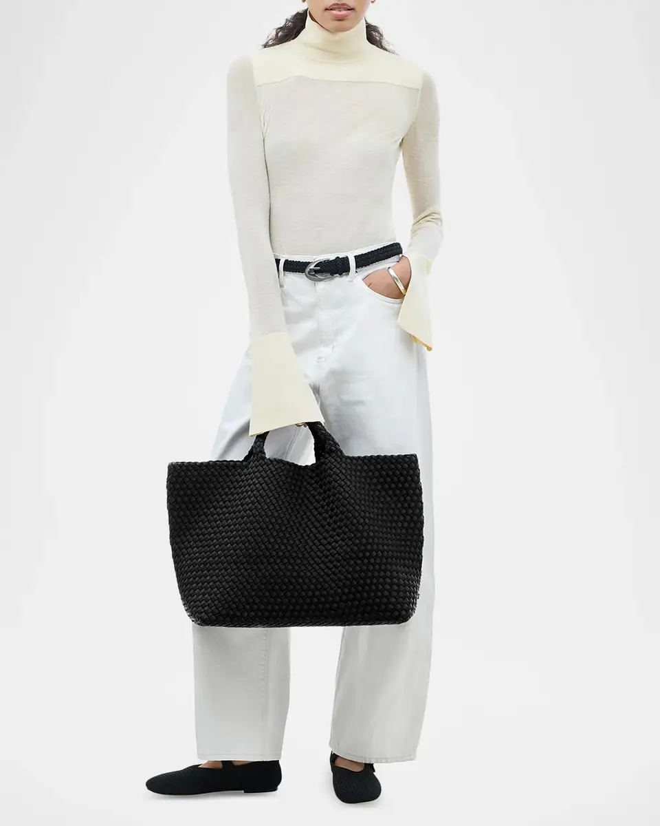 Naghedi Large St. Bartha Woven Tote Bag | Thumbnail 5 Naghedi Large St. Bartha Woven Tote Bag | Thumbnail 5