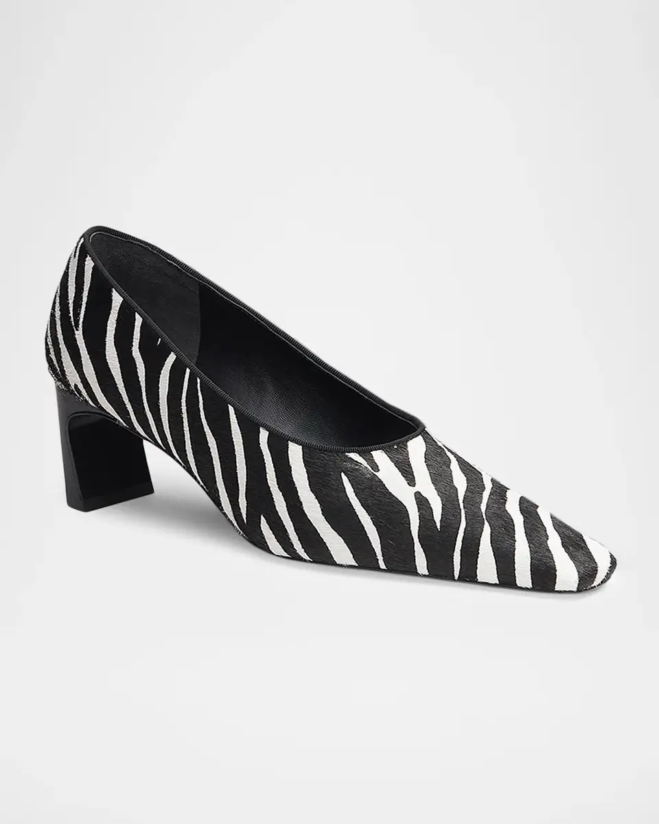 rag & bone Kai 55MM Zebra-Print Calf Hair Pumps | Thumbnail 2 rag & bone Kai 55MM Zebra-Print Calf Hair Pumps | Thumbnail 2
