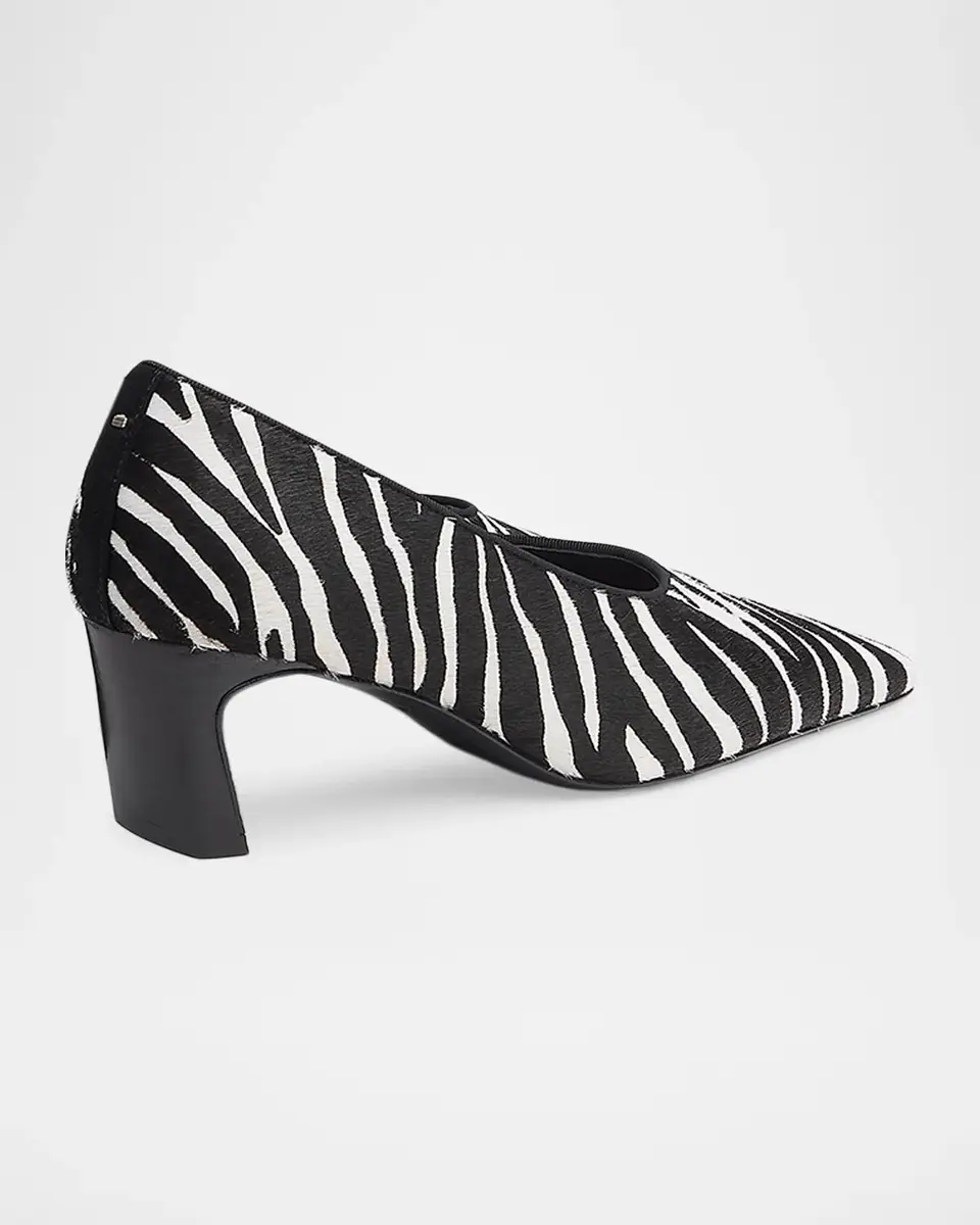 rag & bone Kai 55MM Zebra-Print Calf Hair Pumps | Thumbnail 3 rag & bone Kai 55MM Zebra-Print Calf Hair Pumps | Thumbnail 3