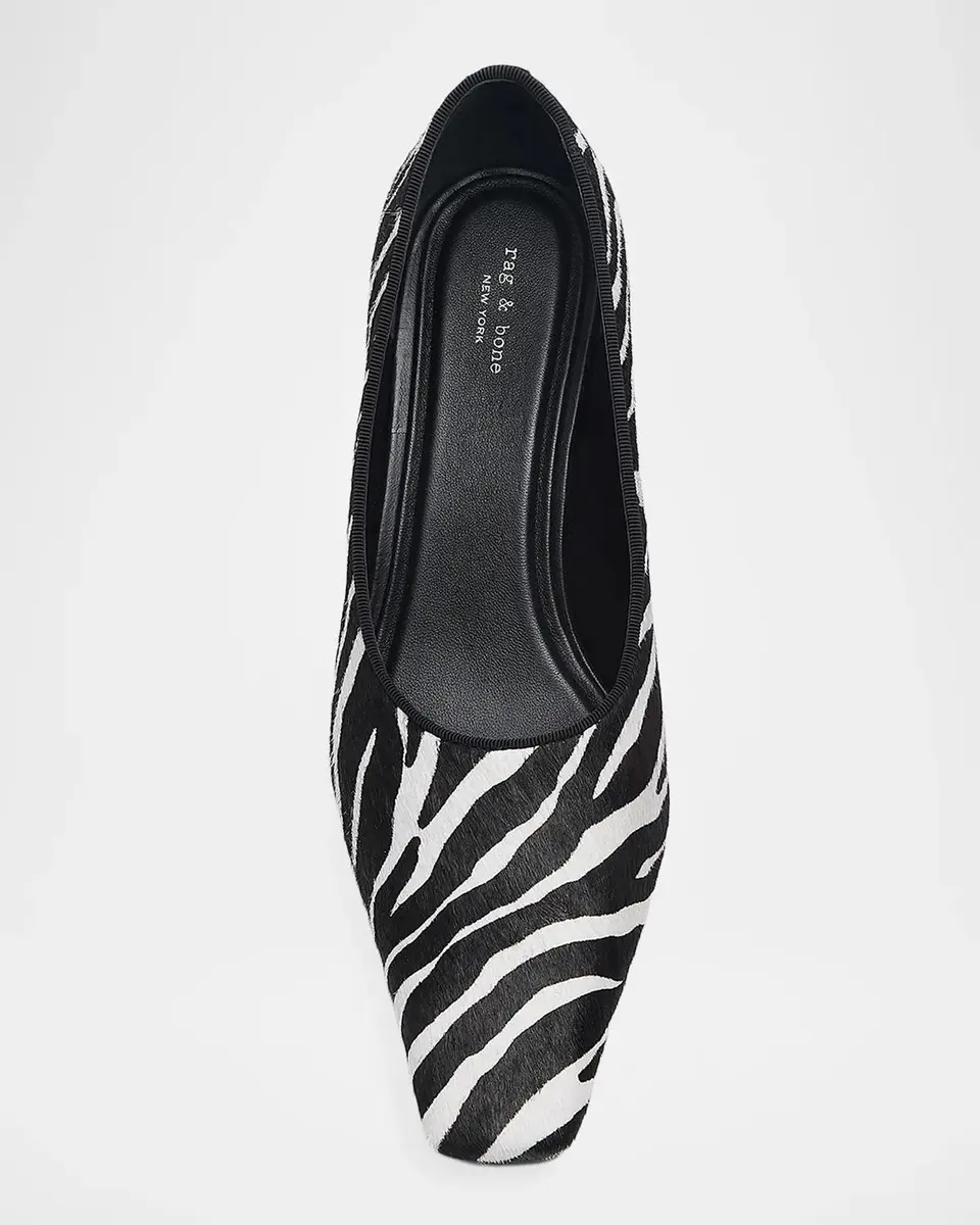 rag & bone Kai 55MM Zebra-Print Calf Hair Pumps | Thumbnail 4 rag & bone Kai 55MM Zebra-Print Calf Hair Pumps | Thumbnail 4