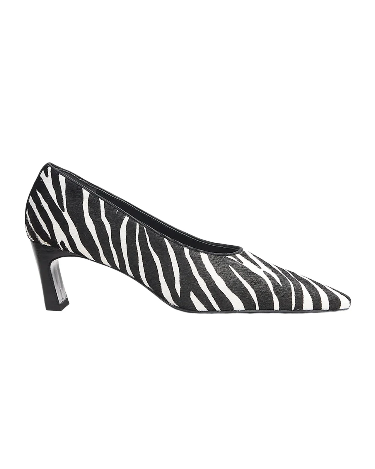 Kai 55MM Zebra-Print Calf Hair Pumps