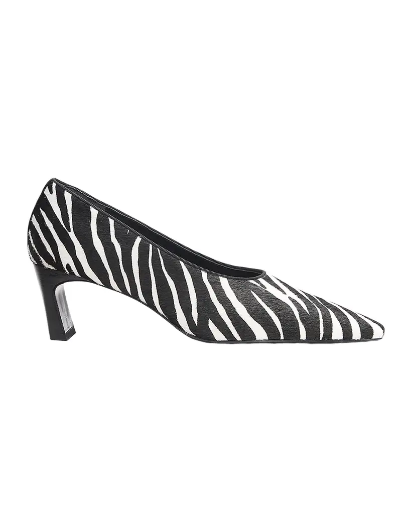 rag & bone Kai 55MM Zebra-Print Calf Hair Pumps
