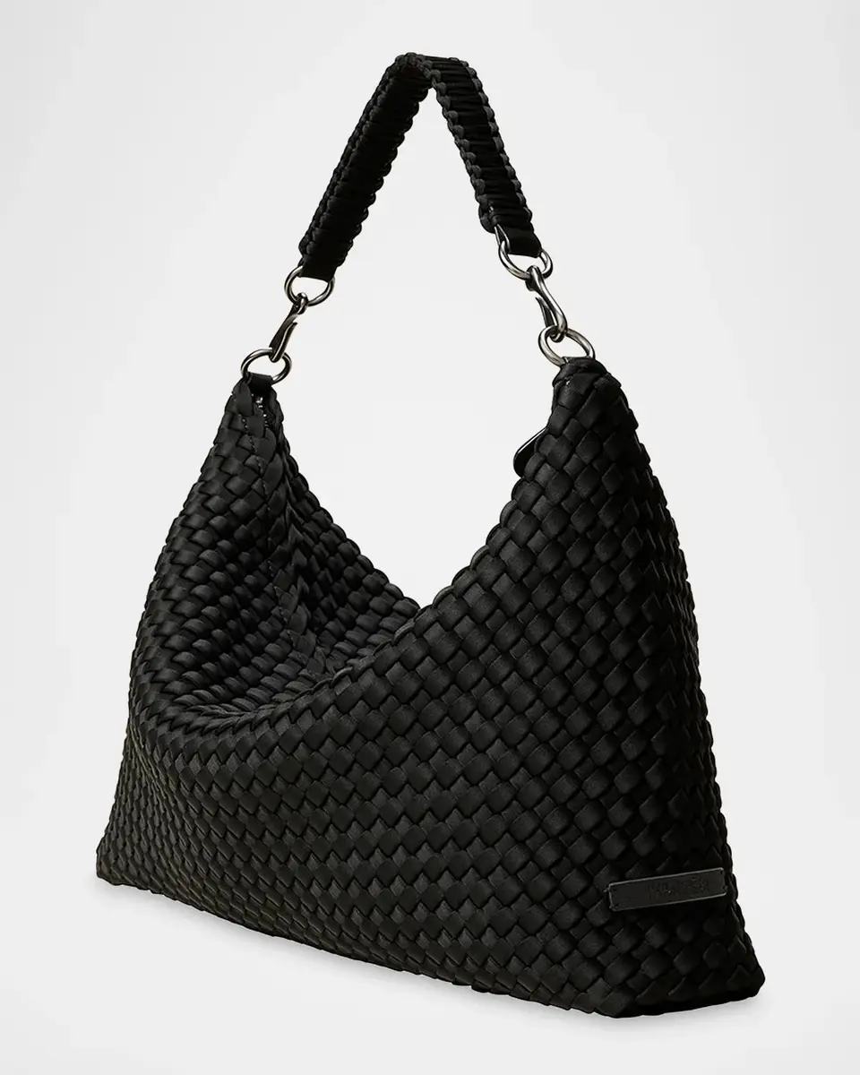 Naghedi Porto Handwoven Half-Moon Shoulder Bag | Thumbnail 3 Naghedi Porto Handwoven Half-Moon Shoulder Bag | Thumbnail 3