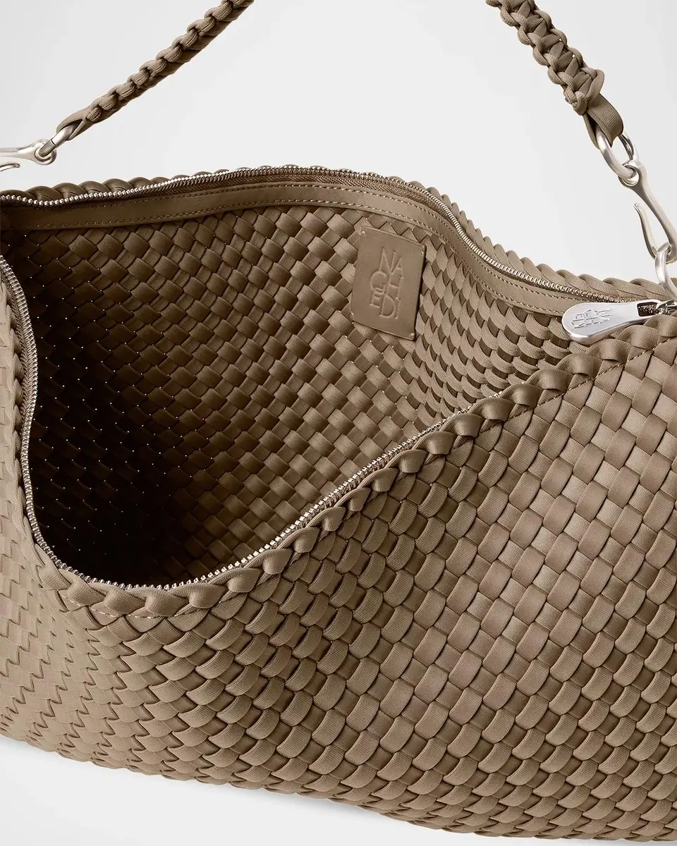 Naghedi Porto Handwoven Half-Moon Shoulder Bag | Thumbnail 9 Naghedi Porto Handwoven Half-Moon Shoulder Bag | Thumbnail 9