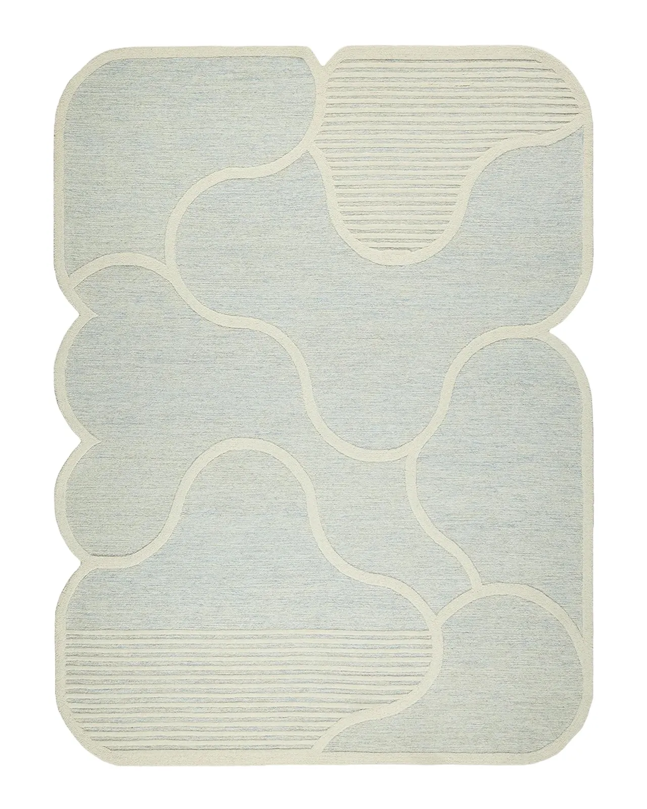 Exquisite Rugs Shell Hand-Tufted Rug