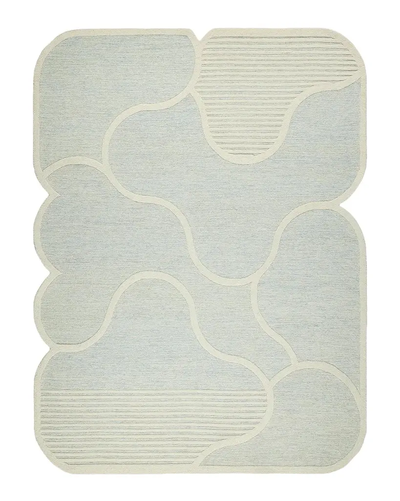 Exquisite Rugs Shell Hand-Tufted Rug
