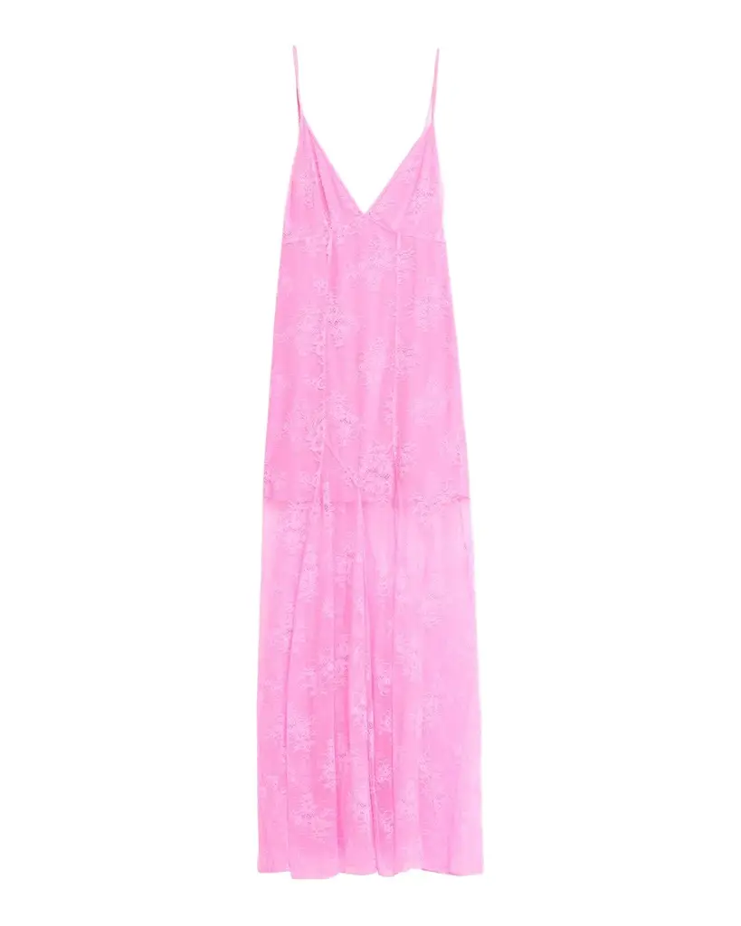 Kiki de Montparnasse Plunging Lace Slip Gown