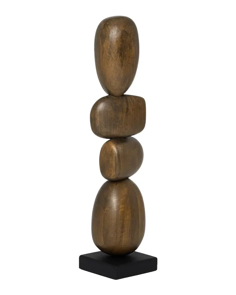 Pietro Mango Wood & Metal Statue