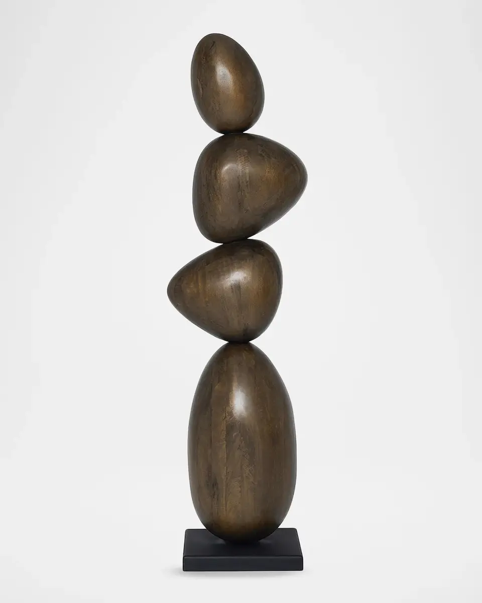 Interlude Home Sienna Mango Wood & Metal Statue | Thumbnail 2 Interlude Home Sienna Mango Wood & Metal Statue | Thumbnail 2