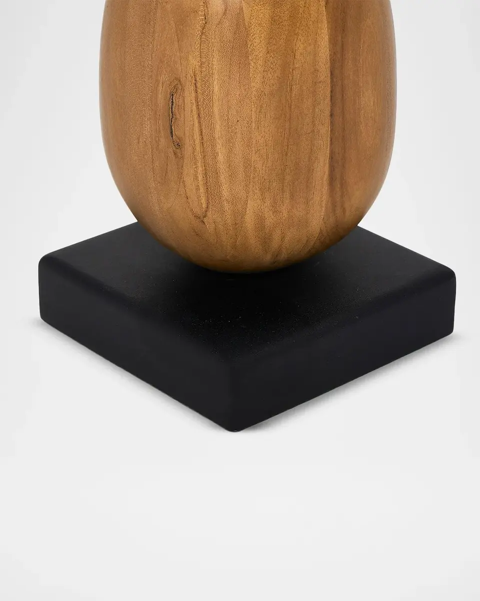 Interlude Home Pietro Mango Wood & Metal Statue | Thumbnail 4