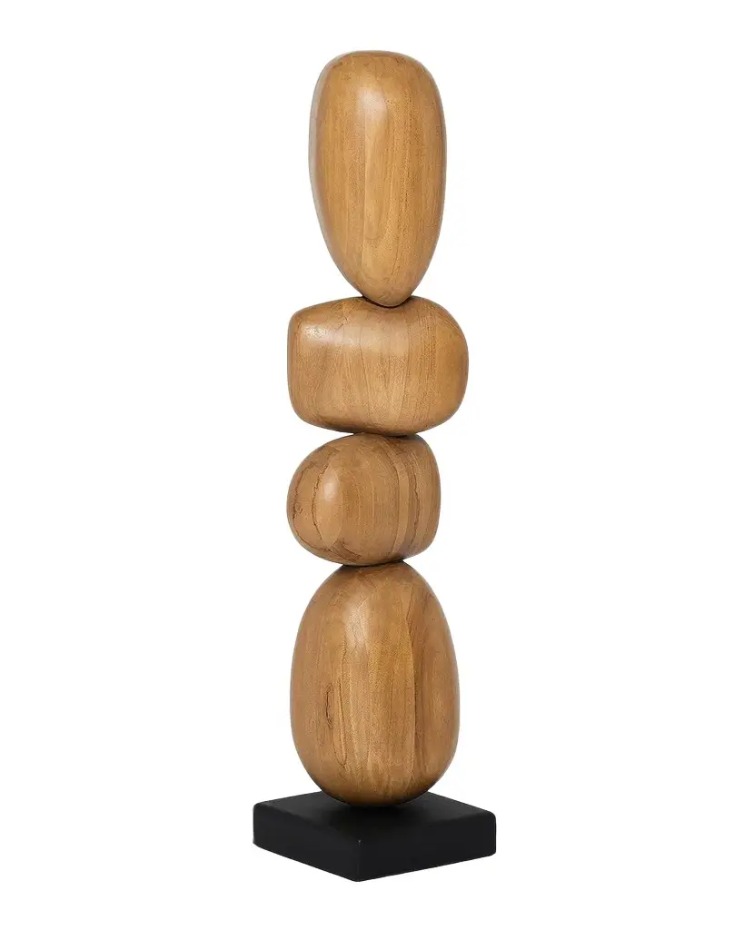 Pietro Mango Wood & Metal Statue
