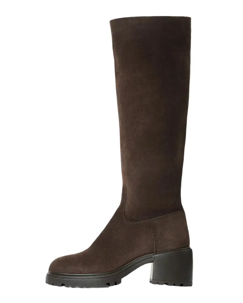 65mm Delilah Suede Knee-High Boots
