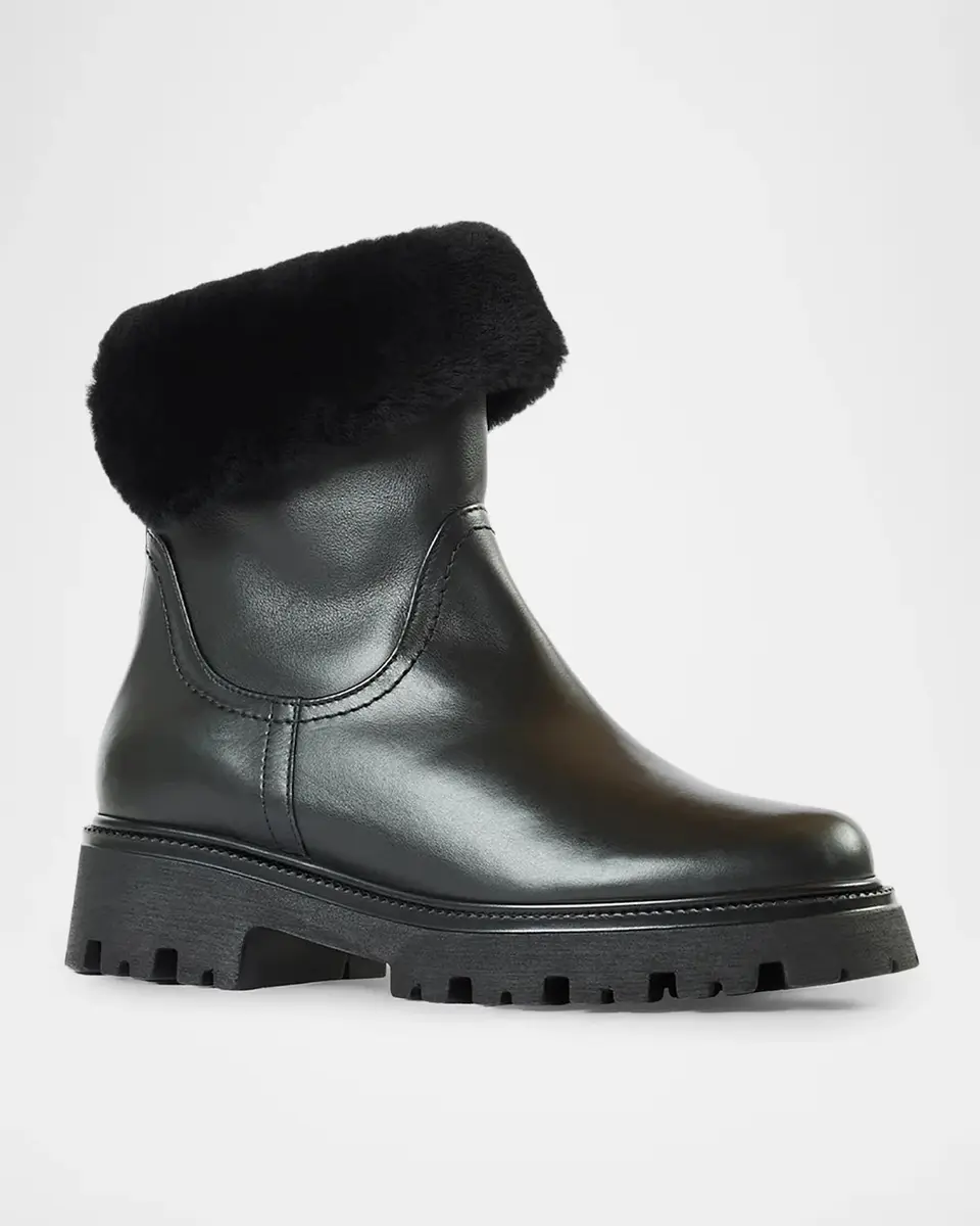 Aquatalia 40mm Mimi Shearling-Lined Waterproof Suede Ankle Boots | Thumbnail 2 Aquatalia 40mm Mimi Shearling-Lined Waterproof Suede Ankle Boots | Thumbnail 2