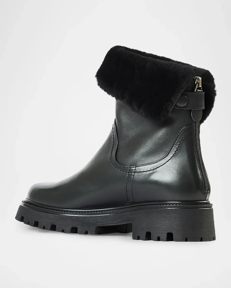 Aquatalia 40mm Mimi Shearling-Lined Waterproof Suede Ankle Boots | Thumbnail 3 Aquatalia 40mm Mimi Shearling-Lined Waterproof Suede Ankle Boots | Thumbnail 3