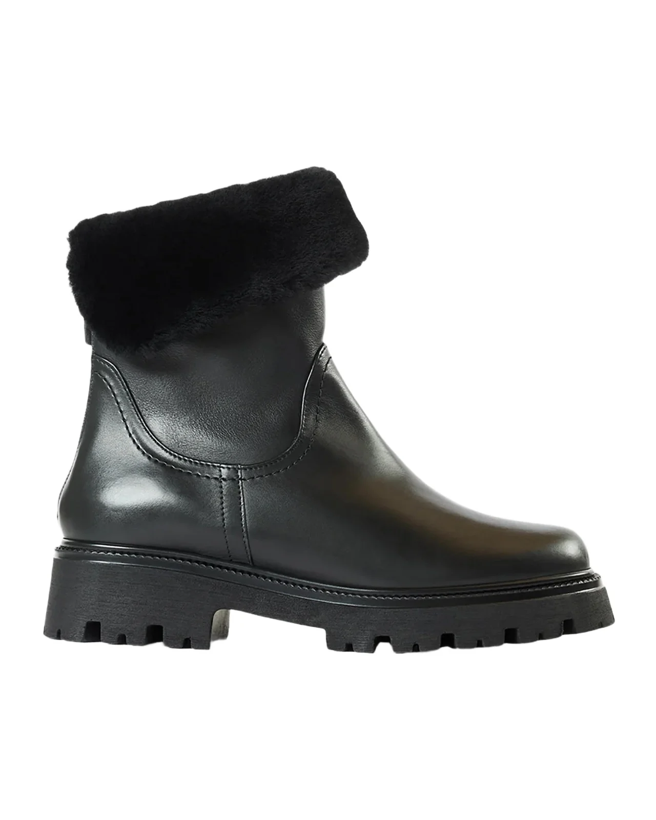 40mm Mimi Shearling-Lined Waterproof Suede Ankle Boots