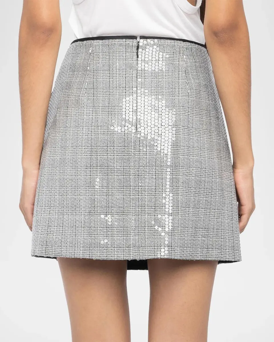 Zadig & Voltaire Jaime Car Sequined A-Line Miniskirt | Thumbnail 3 Zadig & Voltaire Jaime Car Sequined A-Line Miniskirt | Thumbnail 3