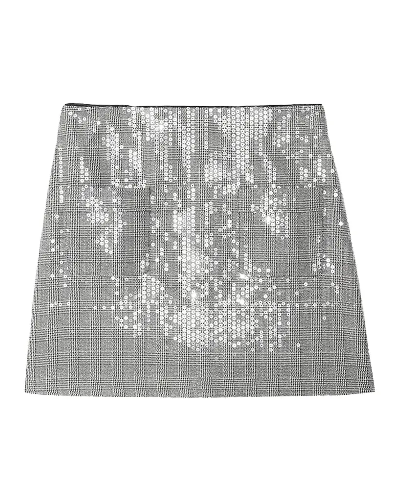Zadig & Voltaire Jaime Car Sequined A-Line Miniskirt