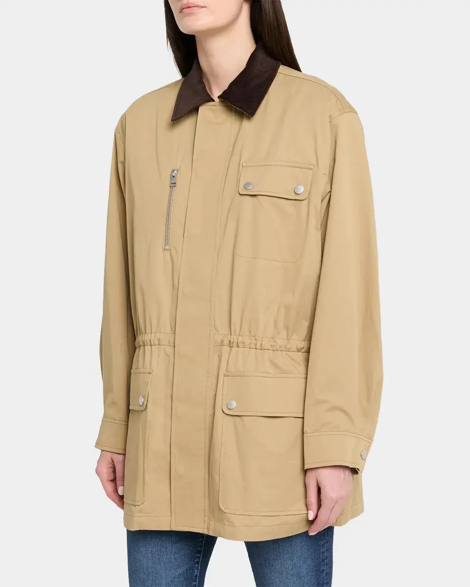 Frame The Twill Safari Jacket | Thumbnail 4 Frame The Twill Safari Jacket | Thumbnail 4