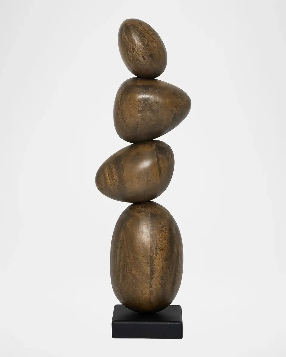 Interlude Home Sienna Mango Wood & Metal Statue | Thumbnail 2 Interlude Home Sienna Mango Wood & Metal Statue | Thumbnail 2