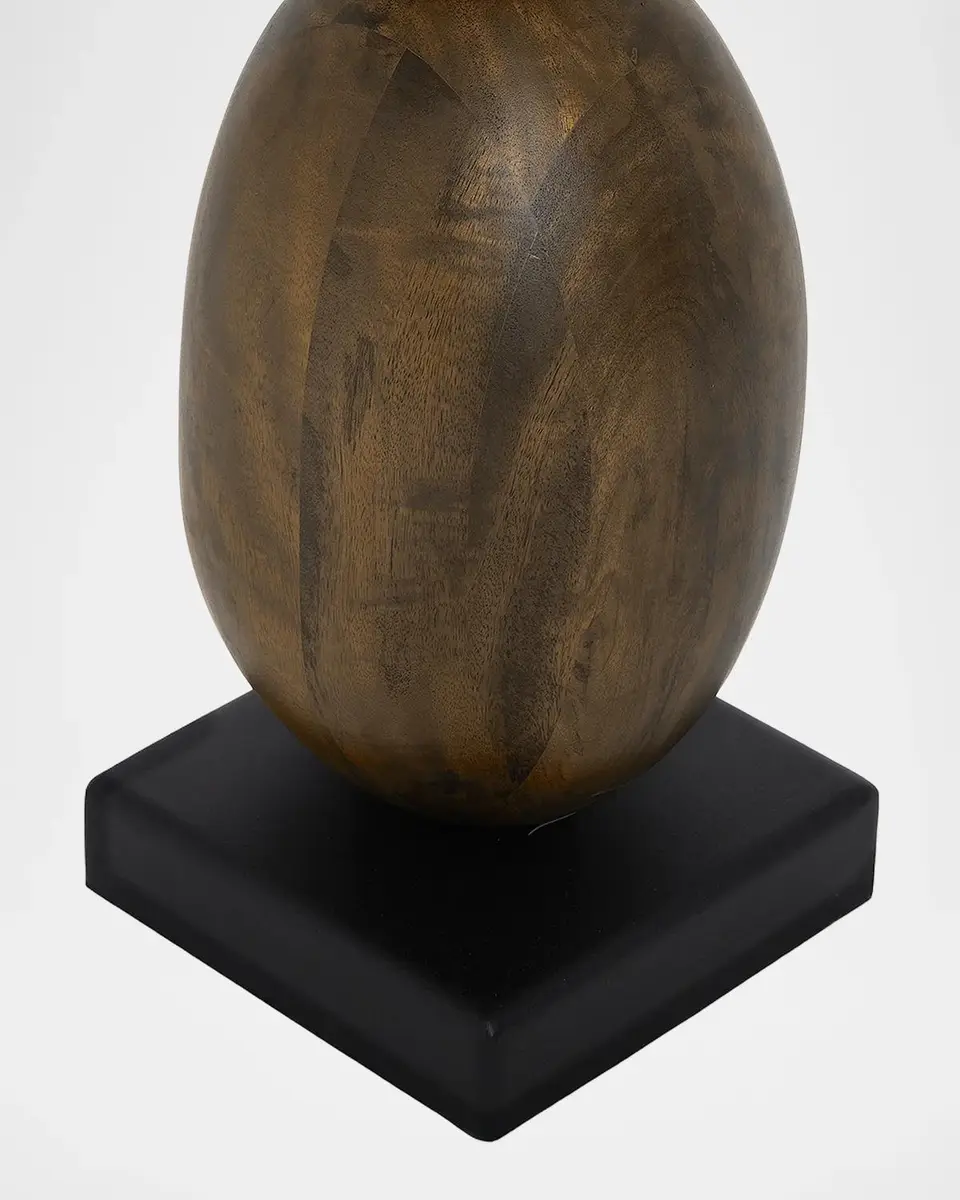 Interlude Home Sienna Mango Wood & Metal Statue | Thumbnail 4 Interlude Home Sienna Mango Wood & Metal Statue | Thumbnail 4